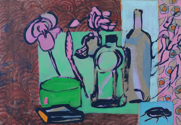 iris 1 - 21x30 - tempera